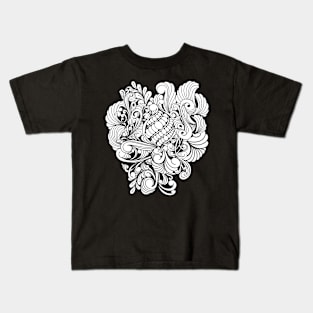 Elegant zentangle desing Kids T-Shirt